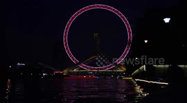 Tianjin Eye Ferris Wheel in Hebei District, Tianjin, China