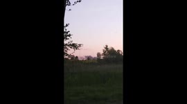 Plant hit by rockets in Shebekino, Russia