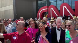 CNN alumni gather in Atlanta to bid farewell to CNN Center