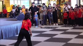 Children Perform Martial Arts During The International Children's Day in Yichang, China