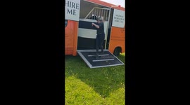 Scared Horse almost tramples her own rider *Horse riding fail*