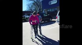 THIS INCREDIBLE young woman was left paralysed from the waist down after being flung from a car window during a drink driving incident but has since found a meaning in life through warning other teens against doing the same.