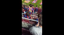 Barcelona fan takes home stadium seat as souvenir ahead of Camp Nou revamp