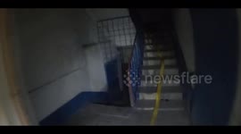 Toretsk: firefighters rescued 22 people, including a disabled child, while extinguishing fires in apartment buildings