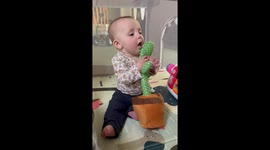 6-Month-Old and the Mimicking Cactus