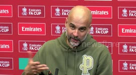 Now Pep Guardiola is willing to talk about the treble after FA Cup final win over Man Utd