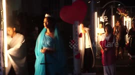 Grand Santa Cruzan As Part Of Philippine Tradion Held In Sorsogon, Philippines