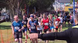 Over 500 runners take part in Sheppey Island Run in Kent, UK