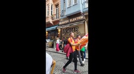 Football supporters in Istanbul, Turkey,4th June, 2023
