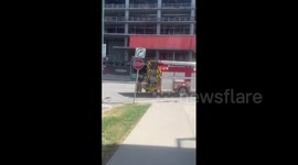 Canada: Fire Breaks Out At Oakridge Construction Site In Vancouver 2