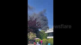 Canada: Fire Breaks Out At Oakridge Construction Site In Vancouver 3