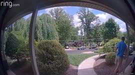 US fighter jets chase: Doorbell camera catches moment sonic boom is heard across Washington DC