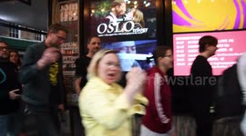 Excited audience goers chant the name Breen as they await to see the latest movie from Cult Film Director Neil Breen. The movie Cade: The Tortured Crossing