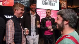 Interviews with Excited cinema goers as they await to see the latest movie from Cult Film Director Neil Breen. The movie Cade: The Tortured Crossing. The film was shown at the Prince Charles Cinema in London as part of the Sci Fi London Film Festival
