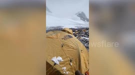Disappointed hikers arrive at Mount Everest camp filled with trash