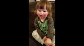 Dad reminded of why he should never blurt out bad words in front of his baby