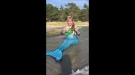 THIS WOMAN became the most body-modified mermaid you are likely to meet after being bullied for years by her peers.