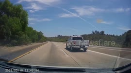 Girl in Truck Causes Very Dangerous Crash