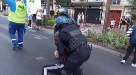 Police Arrest Protesters in Paris, France