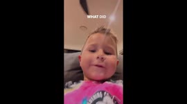 5year old Cruz telling his buttcheeks joke. Filmed at home.