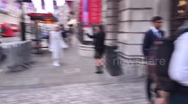 Kristen McMenamy  arrives at the Royal Academy Private View