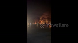 US: Wildfire Erupts In Jackson, NJ, Prompts Road Closures