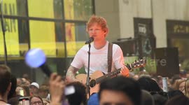 Ed Sheeran Performs On NBC Today Show In NY, USA