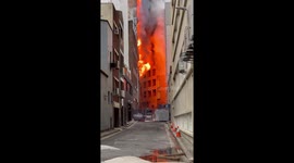 Sydney Building Engulfed By Inferno