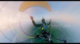 Extreme Base Jumping Up Close
