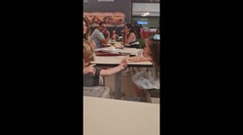Young Love in the Food Court