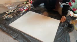 This staggering abstract painting timelapse will make you want to 'trust the process'