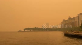 US: Haze Due To Wildfire Smoke From Canada Blankets Northeast 2