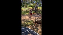 Rescued Kangaroos Released on Dry Land
