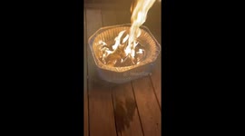 Chicago woman shows how to make DIY grill using household items