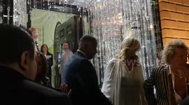 Rod Stewart and Penny Lancaster depart famous London club Annabel's which celebrated its 60th Birthday