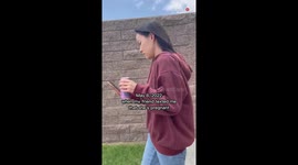 Woman's eyes become pools of joyful tears after she's surprised with her BFF's pregnancy
