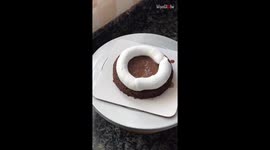 'Hobby Baker' makes a show-stopping Chocolate & Orange cake for friend's wedding anniversary