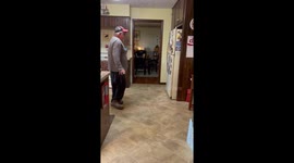 'Skipping as hard as I can!' - Elderly man's embarrassing attempt at 'Skip Challenge' is a goldmine of laughter