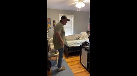 Broken Chair Spoils Surprise Wrestling Move