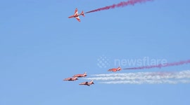 The red arrows wow huge crowds at the paignton airshow by jpcpapp@gmail.com