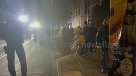 Violent Clashes Erupt as Far-Left Backers Clash with Police in Leipzig, Germany