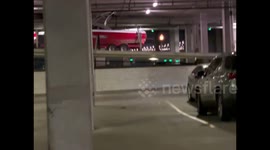 Boat Breaks Parking Garage Sprinklers