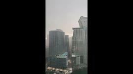 Lightning Strikes Residential Miami Tower