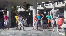 Art exhibition in Namibia highlights environmental protection against plastic pollution