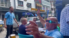 Man City fans get into the spirit in Istanbul ahead of Champions League final