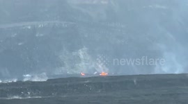 Kilauea volcano eruption | Lava spouting up hundreds of feet | multiple fissures open On big island volcano in hawaii