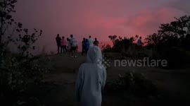 Kilauea volcano eruption | Lava spouting up hundreds of feet | multiple fissures open On big island volcano in hawaii | hot vents at volcano very active | thousands of people filming volcanic eruption in hawaii