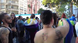 São Paulo Trans Pride March in Brazil