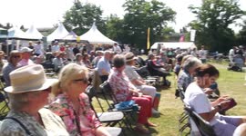 Nikki Chapman opens Green Days at the 57th Bedford Park Festival, Chiswick, London.