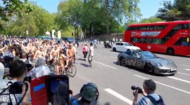 World Naked Bike Ride sets off in London with hundreds going nude for annual protest